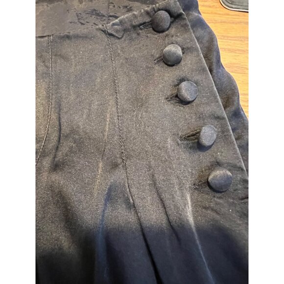 Ectetera Women’s Poof Bubble Hem Skirt Silk Blend Size 4 Black - Picture 6 of 10